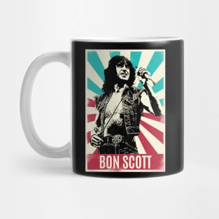 Vintage Retro Bon Scott Mug